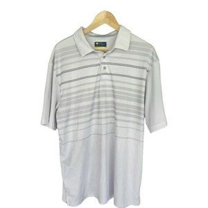 Men's Jack Nicklaus StayDri Activewear White Golf Polo Shirt - Size Large